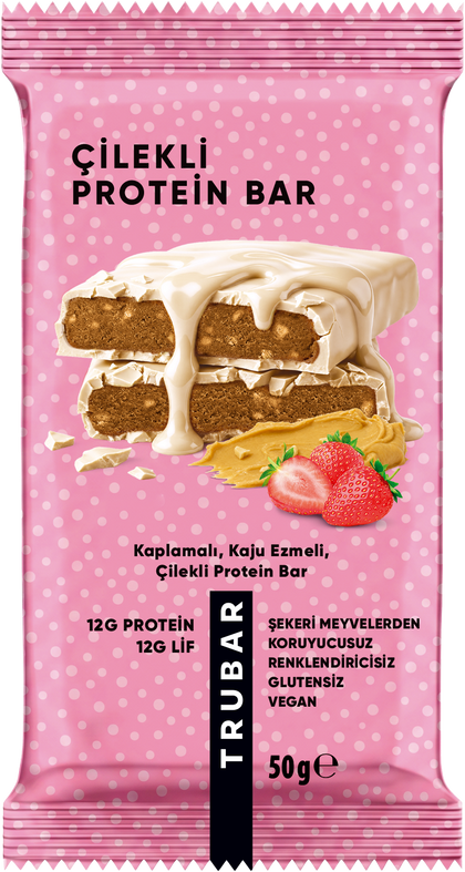 TRUBAR Çilekli Protein Bar
