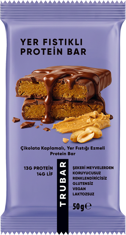 TRUBAR Yer Fıstıklı Protein Bar