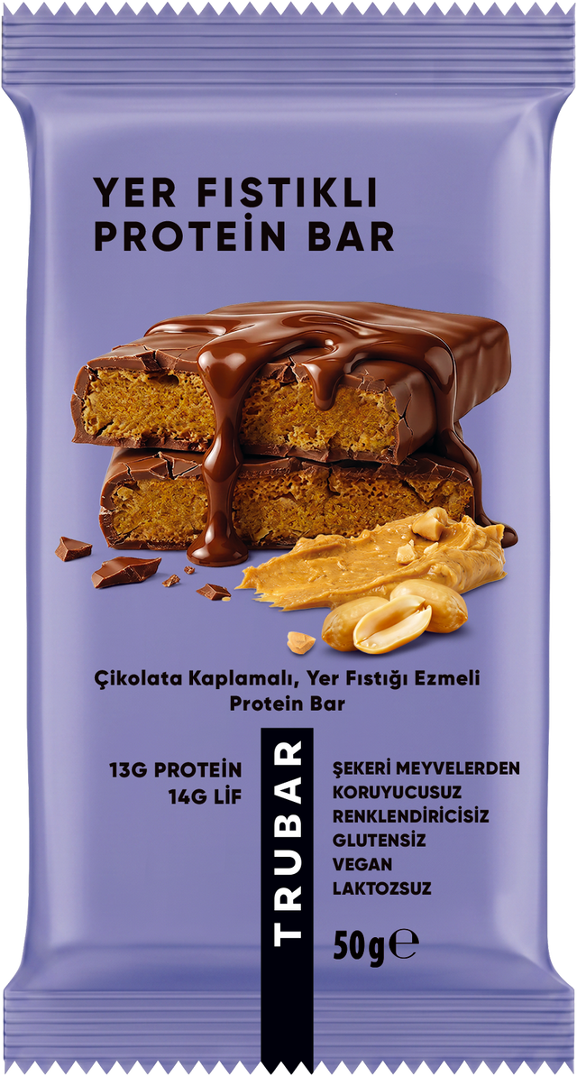 TRUBAR Yer Fıstıklı Protein Bar